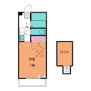 マンションジョワ【2階】の間取り