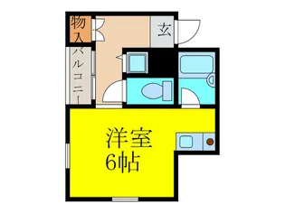 シャローム南町【2階】の間取り