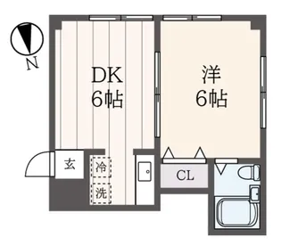 ソリッドリファイン阿佐ヶ谷II【1階】の間取り