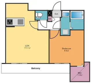 ブルールーブ大森中央【3階】の間取り