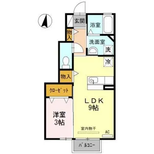 セジュール藤木【1階】の間取り