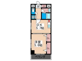 Plazzo Hashimoto 3rd【3階】の間取り