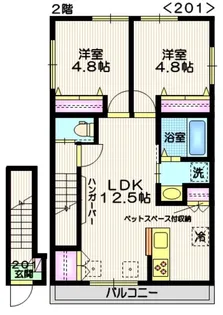 Advance アドバンス【2階】の間取り