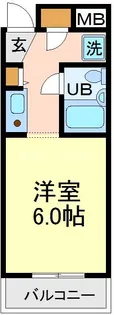 ラポール経堂【1階】の間取り