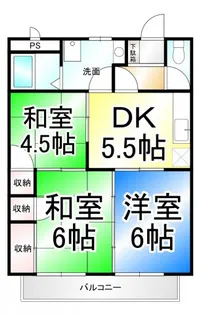 エクセルK【2階】の間取り