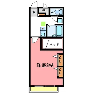 魚住南【2階】の間取り