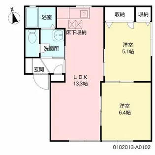 トルナーレ【1階】の間取り