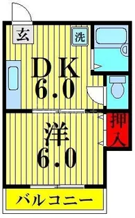 ビーンズバレー【2階】の間取り