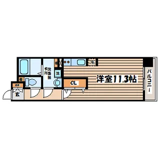 中ノ坂レジデンス【3階】の間取り