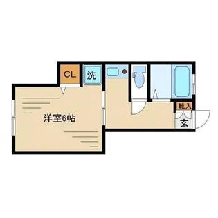 西新荘【1階】の間取り