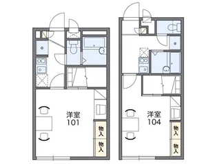 レオパレスPRIMROSEI【2階】の間取り