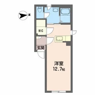 シャーメゾン和泉【1階】の間取り