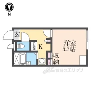 レオパレス政木【1階】の間取り