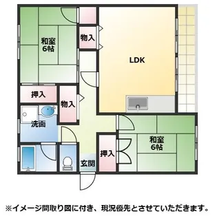 フィールド健軍【2階】の間取り