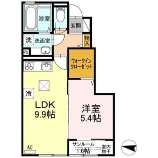 フォレストM【1階】の間取り