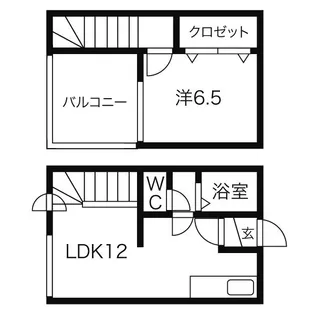 プロスペリティ【4階】の間取り