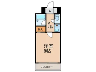 メゾン・ド・カー・ベー・セ【5階】の間取り