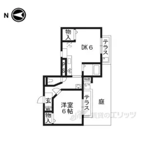 アッツエリB棟【1階】の間取り
