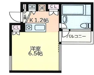 アッパルタメントプラート【4階】の間取り