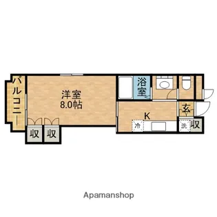 Villa Pine Plain【4階】の間取り