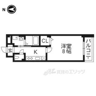 プラシード鳥羽1【2階】の間取り