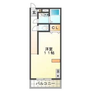 SHALOM SQUARE【4階】の間取り