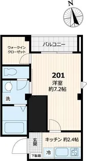 LAX中野坂上【2階】の間取り