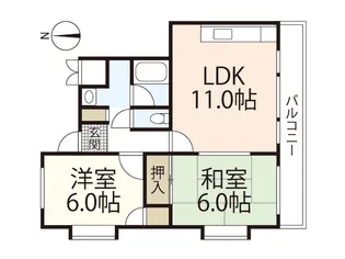 森田ビルNo.3【4階】の間取り