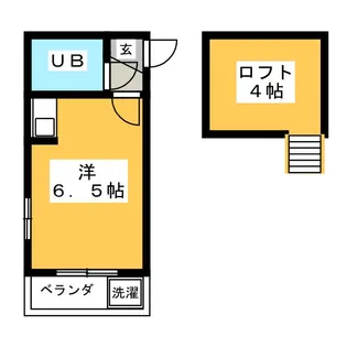 カオパレスNo.2【2階】の間取り