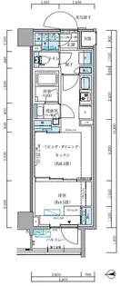 パークアクシス品川シーサイド【2階】の間取り
