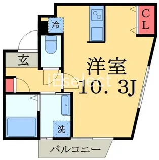 Ruby`s Garden Makuhari【1階】の間取り