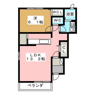 アルバーダB【1階】の間取り
