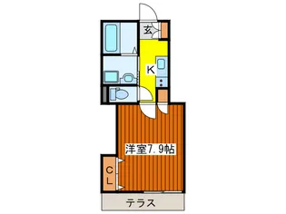 ゆめの樹四番館【1階】の間取り