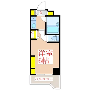 ヴォルフスガルデン上之園【3階】の間取り