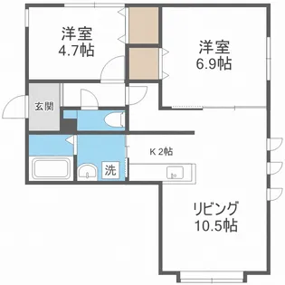 GRANDEUR【2階】の間取り