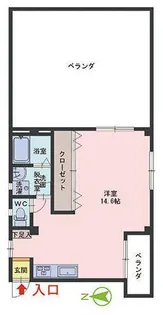 ラ・エストール【2階】の間取り