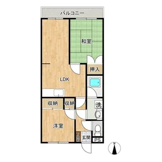 セントラルフジ【2階】の間取り