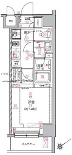 アルテシモシェルト【8階】の間取り