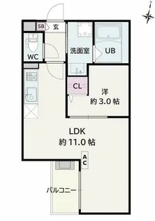 Jack matobaV【1階】の間取り
