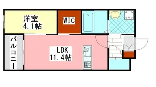 シニフィエ飯塚西町【2階】の間取り