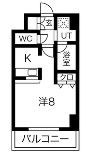 プルミエ志賀本通【6階】の間取り
