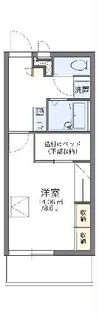 レオパレス高岡I【3階】の間取り