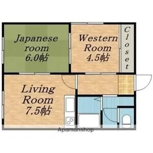 おさだハイツ【2階】の間取り