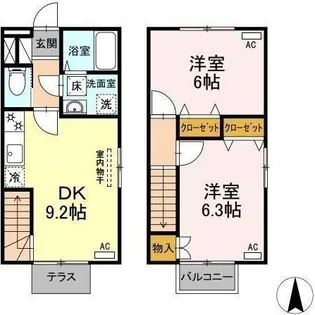 エルヴァージュIIIの間取り