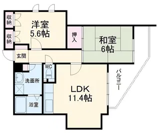 あざみ野ハイム【2階】の間取り
