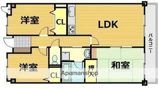 リエス蟹ヶ谷【5階】の間取り