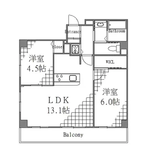 ラヴィエント浅草橋【4階】の間取り