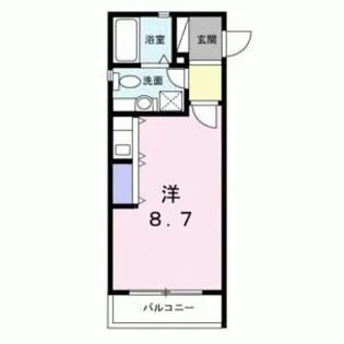 アーバン・ケティーズ【3階】の間取り