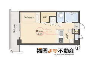 フィネス21【9階】の間取り