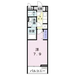 レーヴ市ヶ尾【1階】の間取り